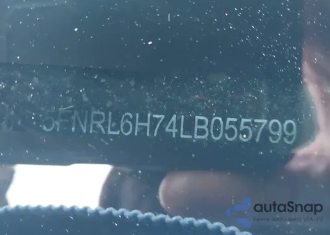 2020 Honda Odyssey Ex-L/Ex-L W/Navi Res z USA, uszkodzony, nr VIN 5FNRL6H74LB055799